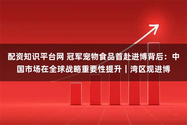 配资知识平台网 冠军宠物食品首赴进博背后：中国市场在全球战略重要性提升｜湾区观进博